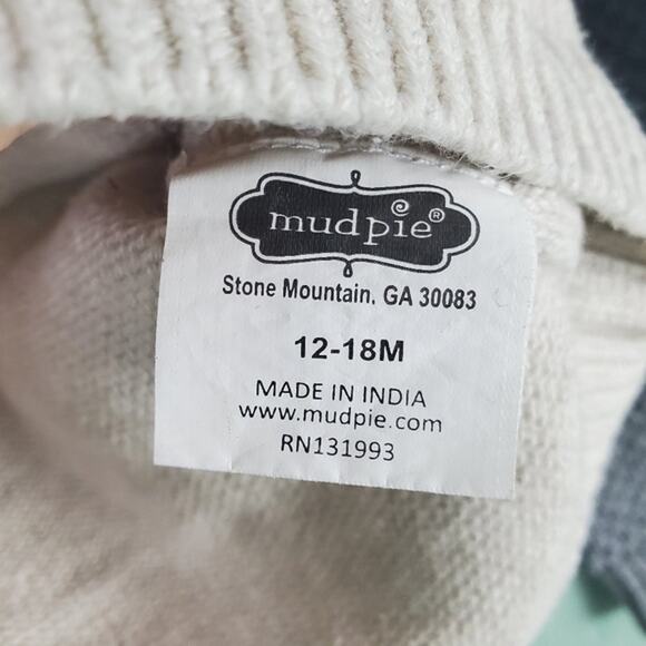 Mud Pie Santa Sweater Size 12-18M - Picture 3 of 6